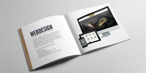 Folder Fusion.web - mockup - voorstelling - grafisch ontwerp