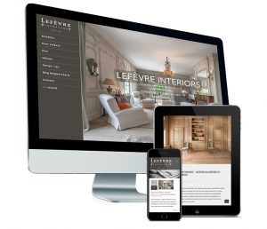 Webdesign: mobielvriendelijke website voor Lefèvre interiors