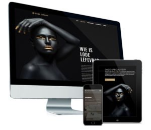 Website voor Lode Lefevre, webdesign Ieper en Kortrijk